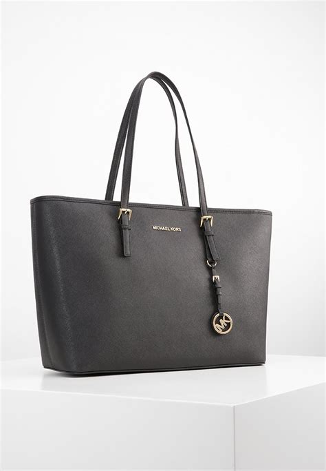 michael michael kors jet set travel handbag black|Michael Kors outlet jet set.